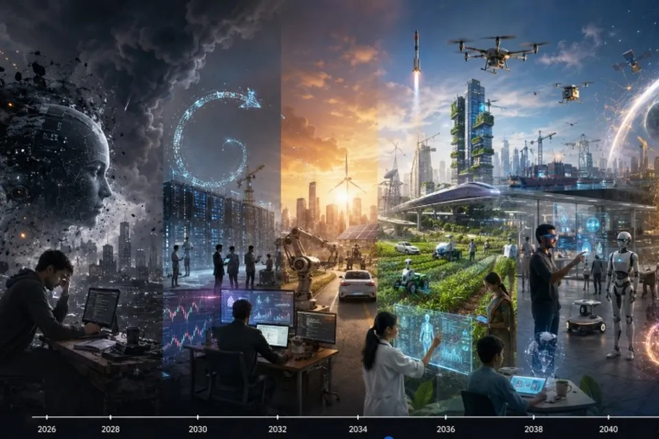 The Timeline of the AI Era: 2026 to 2040+