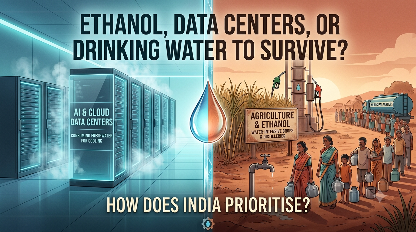 Ethanol, data centers, or drinking water to survive?